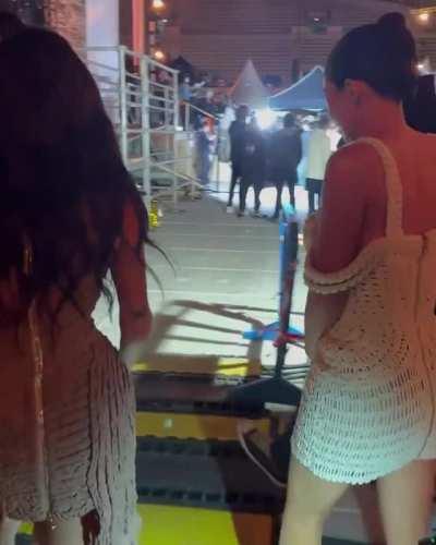 With Kylie at Balmain Fashion Show