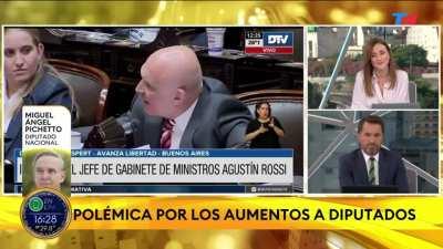 Pichetto se pone a la defensiva cuando hablan que en el congreso hay desmanejos monetarios