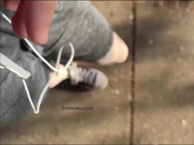 Got so wet on her walk to class 😳 u/clitoralsuction had to run back to the dorm and fuck herself silly