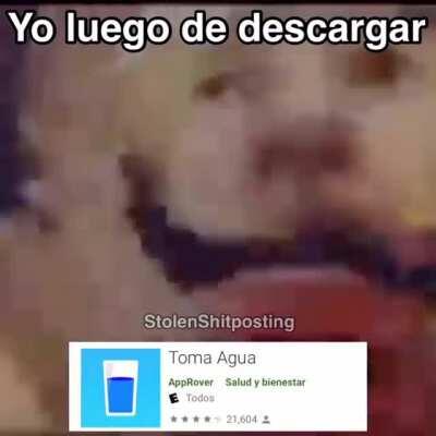 Yo luego de descargar 🚰