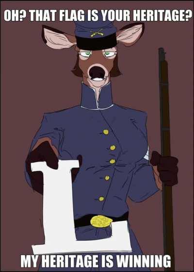 Happy belated ‘confederates get fucked day’ y’all