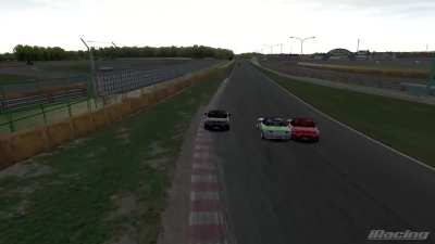 Whose fault is this? I, the moza blue car, did some mistakes but the castrol guy called me a idiot for the turn 8 incident involving the red car and proceeded to wreck me after the checkered, whats your thought?