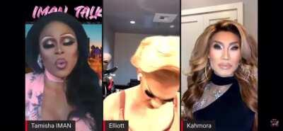 Tamisha Iman and her newest addition to the legendary Iman Dynasty, Kahmora Hall-Iman