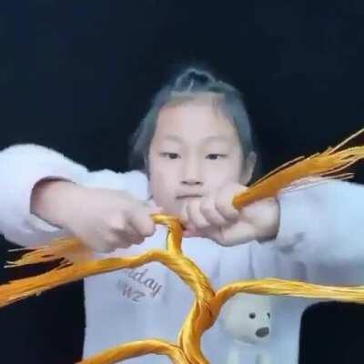 This little girl’s art skill