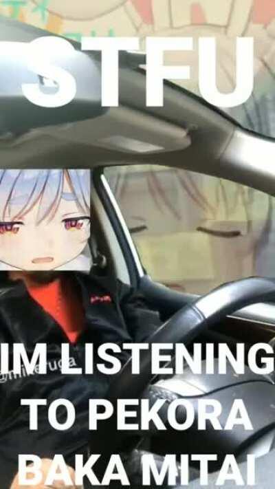 STFU IM LISTENING TO PEKORA SONG BAKA MITAI
