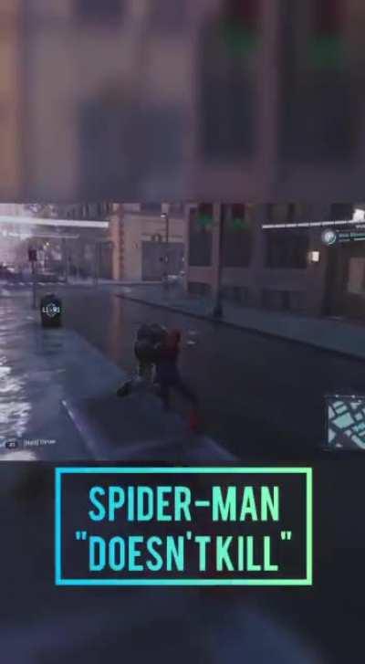 Spiderman doesn't kill? -2