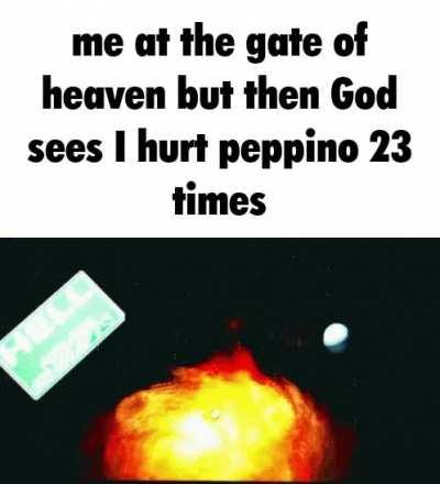 I'm sorry peppino