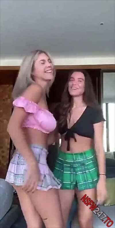 LANA RHOADES + GABBIE CARTER: anyone's dream (source in comments)