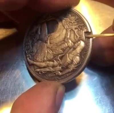 A Unique Coin modified by Roman Booteen