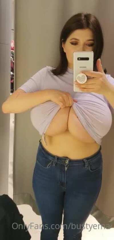 More of Busty Ema. She sure is busty...