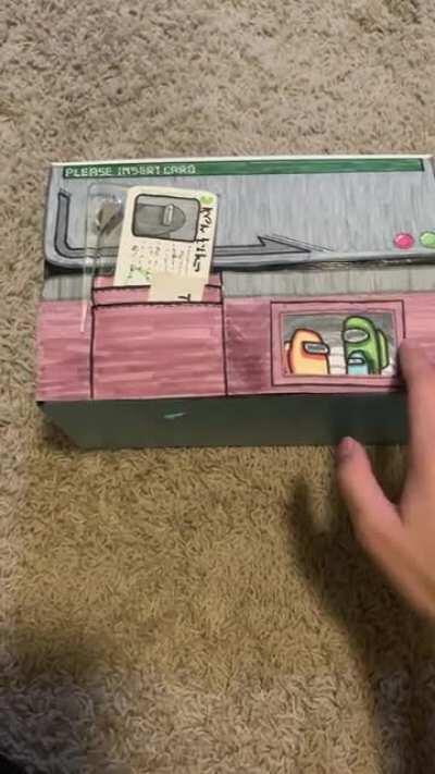 Christmas gift: card swipe task packaging