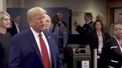 If a picture is worth 1,000 words then this GIF is worth 100,000 - Greta Thunberg sees Donald Trump at the UN climate summit