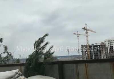 Two Russian Su-25 dropping bombs on Ukranian position (Irpin, March 22nd)