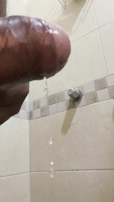Morning leak in the shower. 