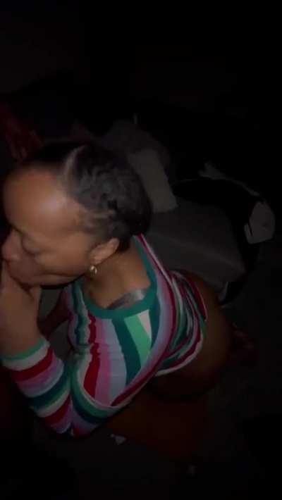 Mature ebony blowjob