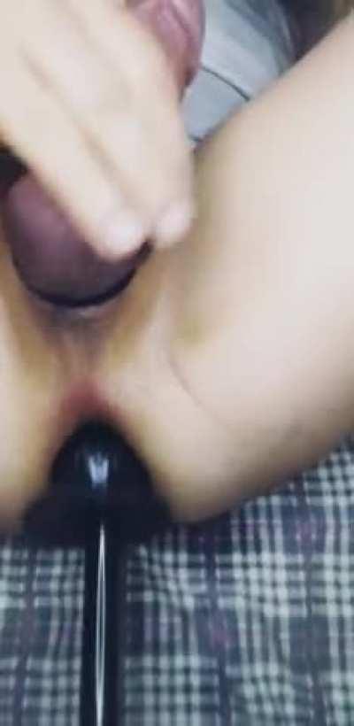 Love Getting Pounded by My BBC Dildo Machine