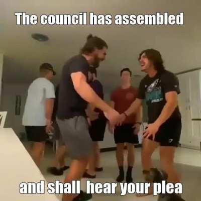 Just some guys being dudes