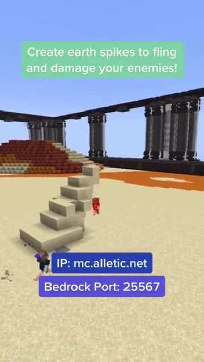 I made a Avatar themed Minecraft server! If you wanna try it out and control the elements the IP is mc.alletic.net :)