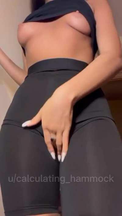 Cream all over my boobs