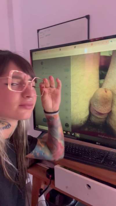 Look this attempt to be a dick, even with glasses I can’t see it on my big screen