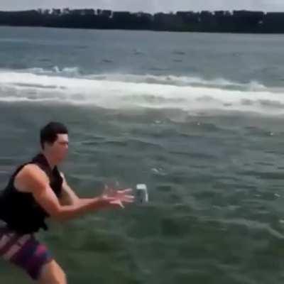 WCGW, trying to do a trick while on a board