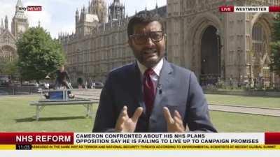 Magicians hijacking Sky News