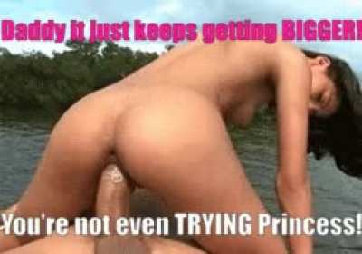 Stop playing with daddy’s cock-