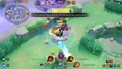 Swole bug brutally beats up the Loch Ness Monster and a circle of flowers.