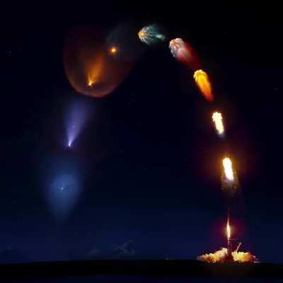 This stunning, real video of the SpaceX Inspiration4 launch is made of multiple telescope tracking shots. Created by Mars Scientific