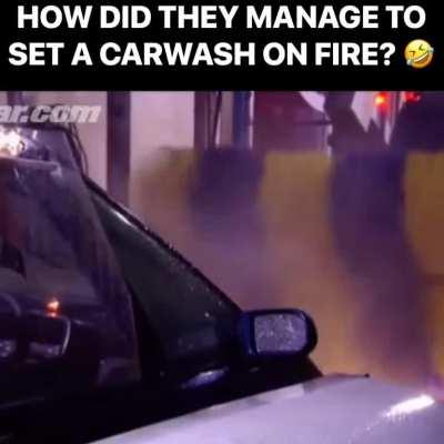 “The thing is, we've managed to set fire to something that's basically made of water!“