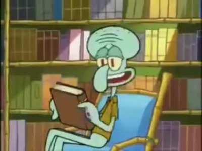 tf songbird doin all holed up in squidwams book like that shit