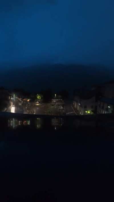 a summer thunderstorm, at the end the of the vid, every lightning i 