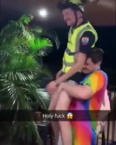 Getting drunk at a gay party be like