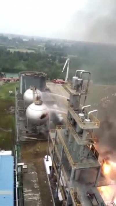 BASF chemical factory in Ludwigshafen, Germany, 2016