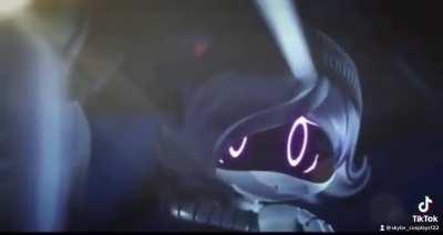 Why does Uzi make such weird sounds while fighting?