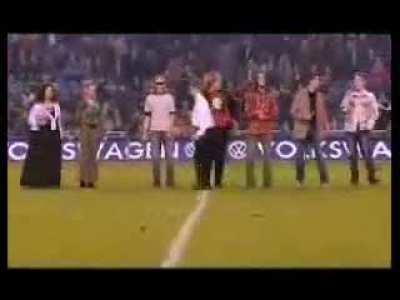 Nothing like a good performance to get you in the mood for football... as in, this is nothing like a good performance.