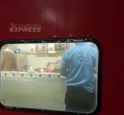 The hygiene level of train food is just insane