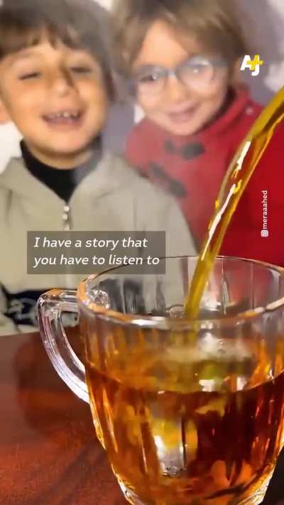Watch these two siblings, Mera and Ahed, sing about tea in Gaza.⁣ They’re some of the over 1 million children in Gaza who have survived over 2 years of Israel’s genocide. ⁣