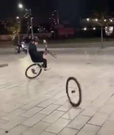 Popping a 🔝 wheelie