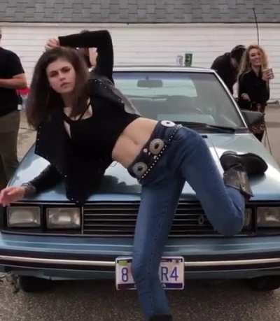 IG Post (April, 2020): Alexandra behind the scenes of 