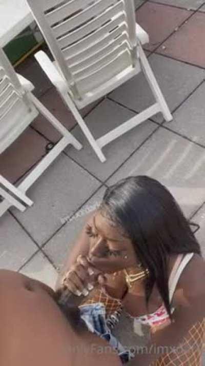 extreme deepthroat goat