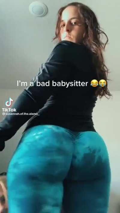 I'd let her babysit me anytime