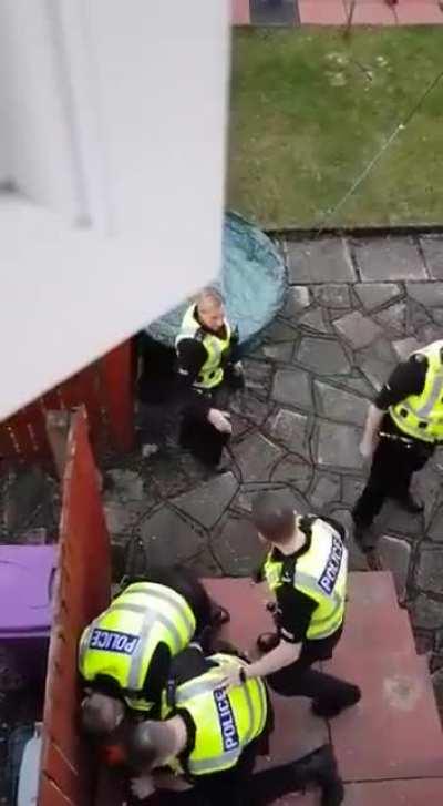 Trying to break into a house while people are home