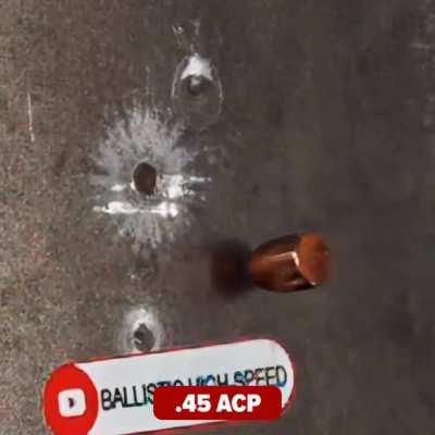 Slow Motion video of bullet impacts