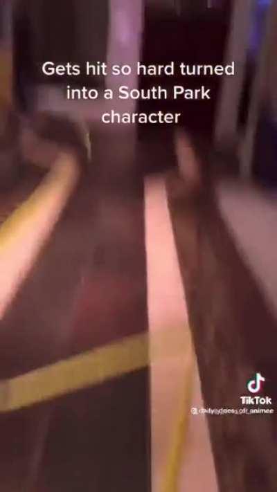 Kid did something so dumb he turned into a South Park cjaracter