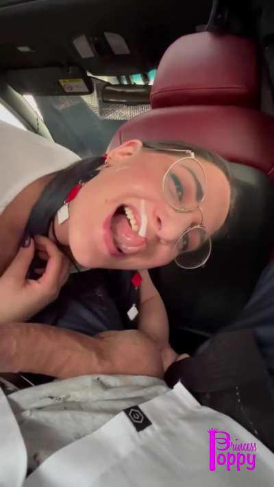 What do you call a co-worker that let you cum on her face in the backseat?