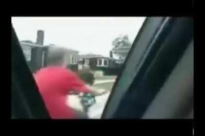 man hits bicyclist with car door and almost ends his own life