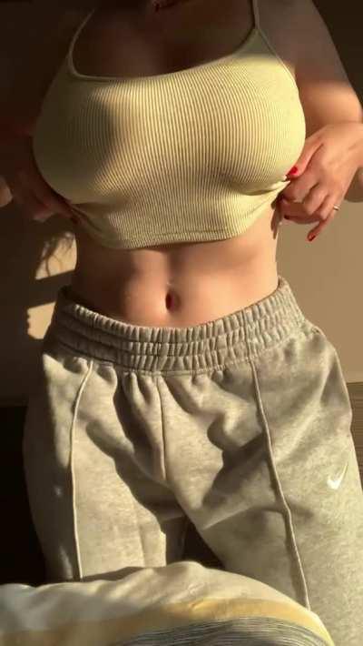 I don’t know if they could look any bigger than they do in this top…