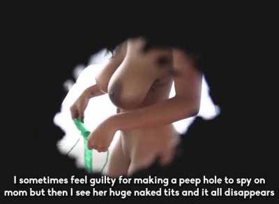 [M/S] Wouldn't You Peep On Your Mom If She Had Boobs This Big?