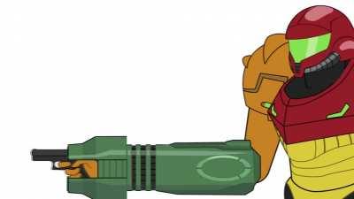 Samus gets ready to use her Ultimate Weapon